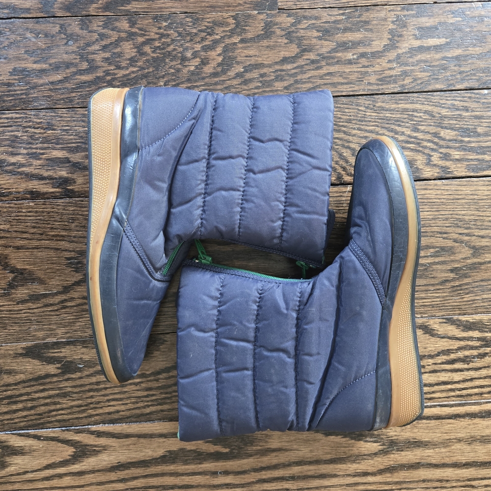 Sporto Navy Quilted Winter Boots